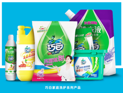 力压蓝月亮！巧白稳居零售通家清品类加购前两名，清洁剂市场格局生变
